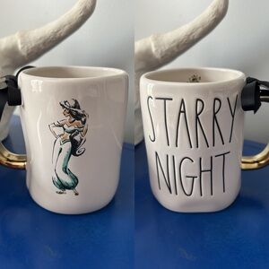 Rae Dunn Disney Princess Aladdin Jasmine Starry Night Mug